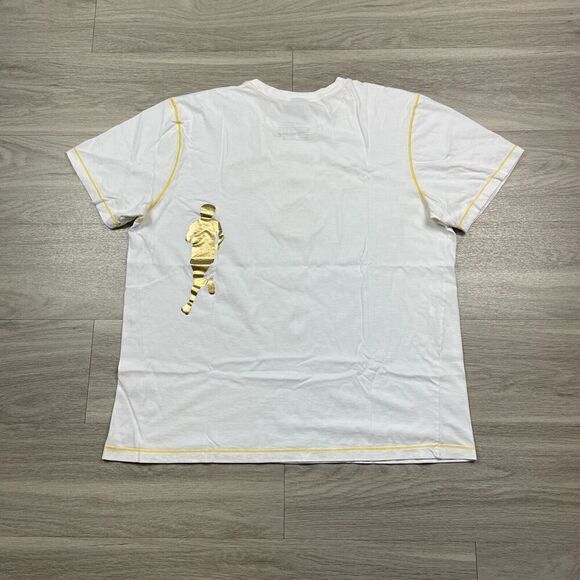 Nike Shirt Mens 2XL White Oregon Athletics PRE Running Y2K - Picture 6 of 11